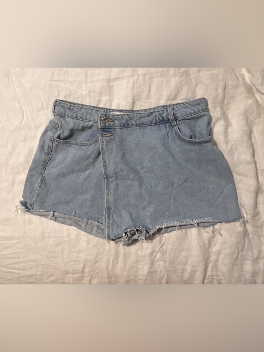 Zara Denim Mini Skort
